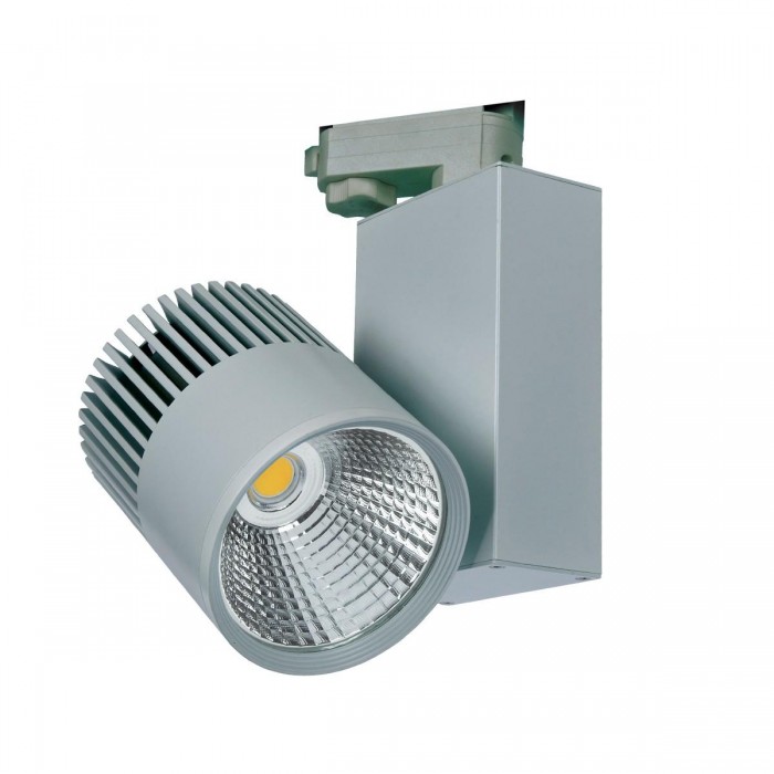 VK/04021/G/W/36 - Σποτ ράγας αλουμινίου LED, COB, 220-240V, 30W, 3000K, 2.400lm, 36°, CRI>80, IP20, γκρι VK/04021/G/W/36 - Σποτ ράγας αλουμινίου LED, COB, 220-240V, 30W, 3000K, 2.400lm, 36°, CRI>80, IP20, γκρι