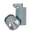 VK/04022/G/W/36 - Σποτ ράγας αλουμινίου LED, COB, 220-240V, 45W, 3000K, 3.600lm, 36°, CRI>80, IP20, γκρι