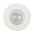 VK/09002 - Φωτιστικό οροφής γύψινο, στρογγυλό, βαθύ, GU10/PAR16, Max 12W (LED), χωνευτό, IP20, δυνατότητα βαφής, ø13x4.5cm, λευκό