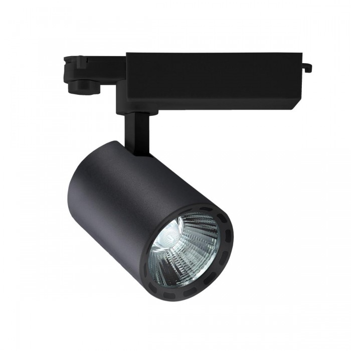 VK/04081/B/C/24 - Σποτ ράγας αλουμινίου LED, COB, 220-240V, 30W, 4000K, 2.100lm, 24°, CRI>80, IP20, μαύρο VK/04081/B/C/24 - Σποτ ράγας αλουμινίου LED, COB, 220-240V, 30W, 4000K, 2.100lm, 24°, CRI>80, IP20, μαύρο