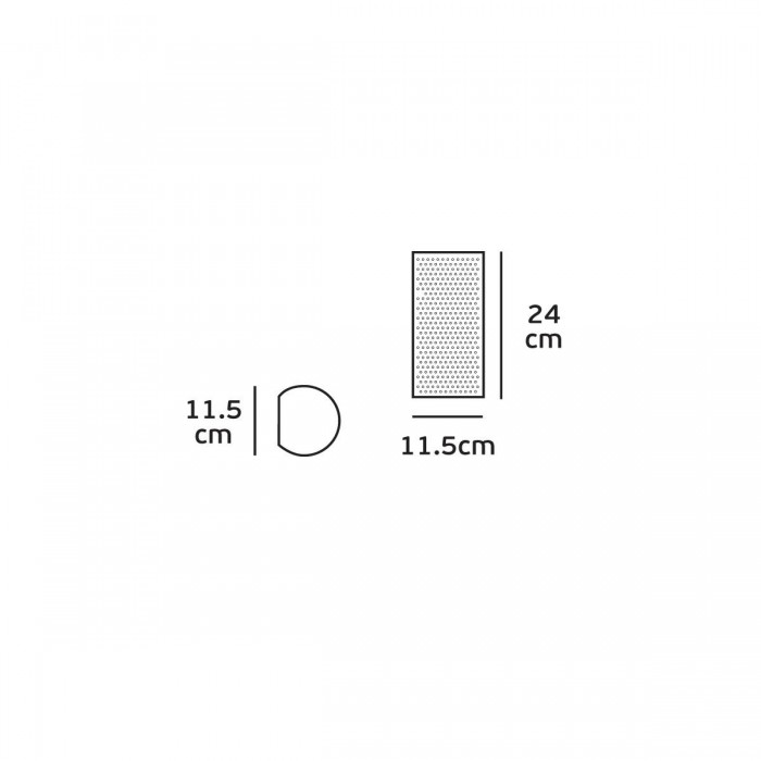 VK/09014 - Φωτιστικό τοίχου γύψινο 240V, E14, Max 9W (LED), IP20, δυνατότητα βαφής, ø11.5x24cm, λευκό VK/09014 - Φωτιστικό τοίχου γύψινο 240V, E14, Max 9W (LED), IP20, δυνατότητα βαφής, ø11.5x24cm, λευκό