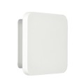 VK/09017 - Φωτιστικό τοίχου γύψινο led με τροφοδοτικό 220-240V, 5W, 220lm, 3000K, CRI>80, IP20, δυνατότητα βαφής, 15x15x4.6cm, λευκό