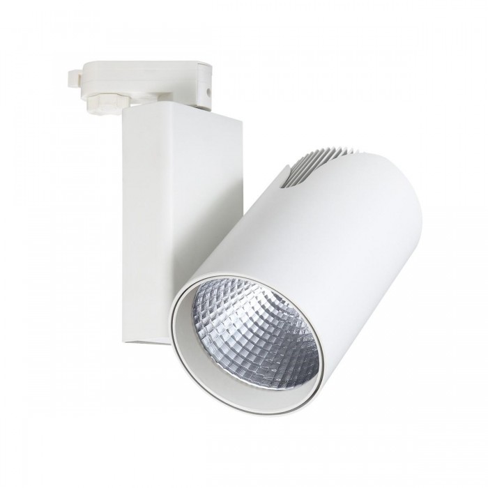 VK/04117/W/C/36 - Σποτ ράγας αλουμινίου LED, COB, 220-240V, 30W, 4000K, 2.400lm, 36°, CRI>80, IP20, λευκό VK/04117/W/C/36 - Σποτ ράγας αλουμινίου LED, COB, 220-240V, 30W, 4000K, 2.400lm, 36°, CRI>80, IP20, λευκό