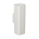 VK/09019 - Φωτιστικό τοίχου γύψινο 240V, 2xGU10, Max 2x12W (LED), IP20, δυνατότητα βαφής, 7.5x25.5x10cm, λευκό VK/09019 - Φωτιστικό τοίχου γύψινο 240V, 2xGU10, Max 2x12W (LED), IP20, δυνατότητα βαφής, 7.5x25.5x10cm, λευκό