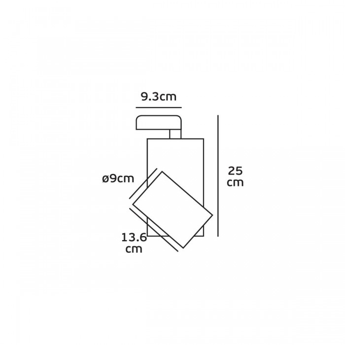 VK/04117/B/C/36 - Σποτ ράγας αλουμινίου LED, COB, 220-240V, 30W, 4000K, 2.802lm, 36°, CRI>80, IP20, μαύρο VK/04117/B/C/36 - Σποτ ράγας αλουμινίου LED, COB, 220-240V, 30W, 4000K, 2.802lm, 36°, CRI>80, IP20, μαύρο