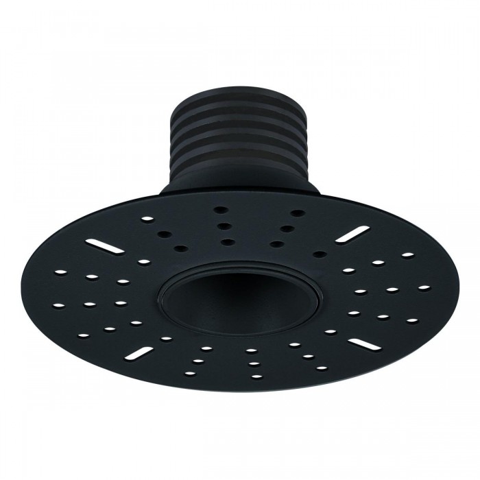 VK/04492/B/W - Χωνευτό φωτιστικό οροφής led trimless, 5W, 3000K, 337lm, 12°, CRI>90, IP20, ø13.8cm, μαύρο VK/04492/B/W - Χωνευτό φωτιστικό οροφής led trimless, 5W, 3000K, 337lm, 12°, CRI>90, IP20, ø13.8cm, μαύρο