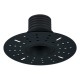 VK/04492/B/W - Χωνευτό φωτιστικό οροφής led trimless, 5W, 3000K, 337lm, 12°, CRI>90, IP20, ø13.8cm, μαύρο VK/04492/B/W - Χωνευτό φωτιστικό οροφής led trimless, 5W, 3000K, 337lm, 12°, CRI>90, IP20, ø13.8cm, μαύρο