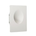 VK/09026 - Φωτιστικό τοίχου γύψινο led με τροφοδοτικό 220-240V, 1W, 3000K, CRI>80, χωνευτό, IP20, δυνατότητα βαφής, 12x18x5.5cm, λευκό VK/09026 - Φωτιστικό τοίχου γύψινο led με τροφοδοτικό 220-240V, 1W, 3000K, CRI>80, χωνευτό, IP20, δυνατότητα βαφής, 12x18x5.5cm, λευκό