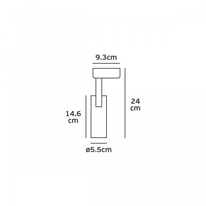 VK/04119/B/C/24 - Σποτ ράγας αλουμινίου LED, COB, 220-240V, 10W, 4000K, 776lm, 24°, CRI>80, IP20, μαύρο VK/04119/B/C/24 - Σποτ ράγας αλουμινίου LED, COB, 220-240V, 10W, 4000K, 776lm, 24°, CRI>80, IP20, μαύρο