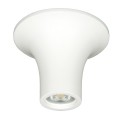 VK/09036 - Γύψινο φωτιστικό downlight, 240V, GU10, Max 12W (LED), IP20, δυνατότητα βαφής, L9cm, λευκό