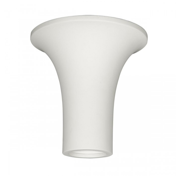 VK/09038 - Γύψινο φωτιστικό downlight, 240V, GU10, Max  12W (LED), IP20, δυνατότητα βαφής, L17cm, λευκό
