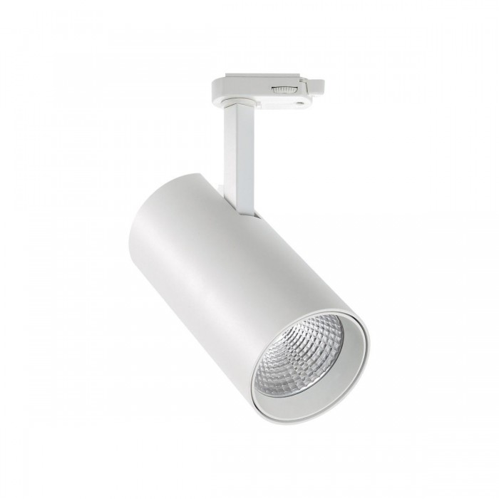 VK/04121/W/W/12 - Σποτ ράγας αλουμινίου LED, COB, 220-240V, 30W, 3000K, 3.012lm, 12°, CRI>80, IP20, λευκό VK/04121/W/W/12 - Σποτ ράγας αλουμινίου LED, COB, 220-240V, 30W, 3000K, 3.012lm, 12°, CRI>80, IP20, λευκό