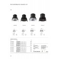 VK/04721/B/W - Μαύρο. Χωνευτό σταθερό σποτ led. 3000K. 18W. 666lm. 30°x50°. AC200-240V. DC25-40V 450mA. LED Bridgelux. 50.000 hrs. < 45°C. Dim no. CRI>90. ø10.1cm. Αλουμίνιο. IP20 VK/04721/B/W - Μαύρο. Χωνευτό σταθερό σποτ led. 3000K. 18W. 666lm. 30°x50°. AC200-240V. DC25-40V 450mA. LED Bridgelux. 50.000 hrs. < 45°C. Dim no. CRI>90. ø10.1cm. Αλουμίνιο. IP20