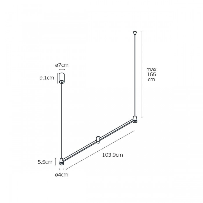 VK/02300/PE/D/W-B/W - Ματ Λευκό/Μαύρο. 3000K. 3x5W. 3x394lm. 20° + 35° + 20°. Up/Down. AC200-240V. DC30-40V 300mA. LED Bridgelux. Οροφής/κρεμαστό. < 45°C. 50.000hrs. Dim Yes, Triac. CRI>90. Αλουμίνιο. IP20 VK/02300/PE/D/W-B/W - Ματ Λευκό/Μαύρο. 3000K. 3x5W. 3x394lm. 20° + 35° + 20°. Up/Down. AC200-240V. DC30-40V 300mA. LED Bridgelux. Οροφής/κρεμαστό. < 45°C. 50.000hrs. Dim Yes, Triac. CRI>90. Αλουμίνιο. IP20