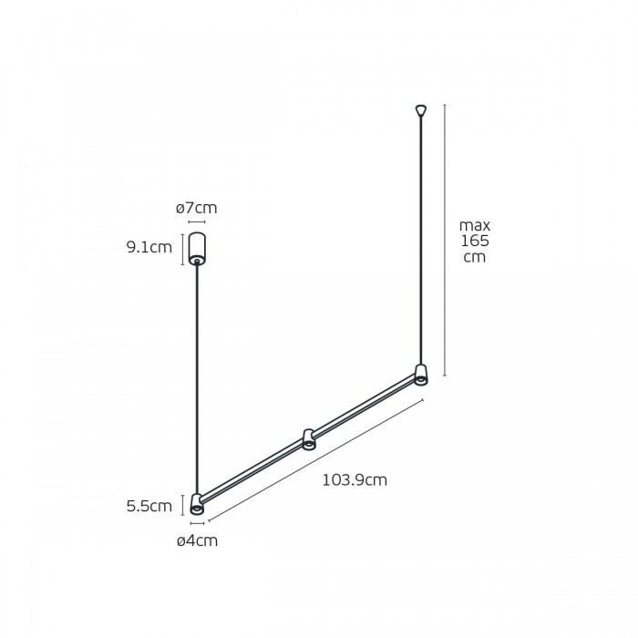 VK/02301/PE/D/W-B/W - Ματ Λευκό/Μαύρο. 3000K. 3x5W. 3x394lm. 35°. AC200-240V. DC30-40V 300mA. LED Bridgelux. Οροφής/κρεμαστό. < 45°C. 50.000hrs. Dim Yes, Triac. CRI>90. Αλουμίνιο. IP20 VK/02301/PE/D/W-B/W - Ματ Λευκό/Μαύρο. 3000K. 3x5W. 3x394lm. 35°. AC200-240V. DC30-40V 300mA. LED Bridgelux. Οροφής/κρεμαστό. < 45°C. 50.000hrs. Dim Yes, Triac. CRI>90. Αλουμίνιο. IP20
