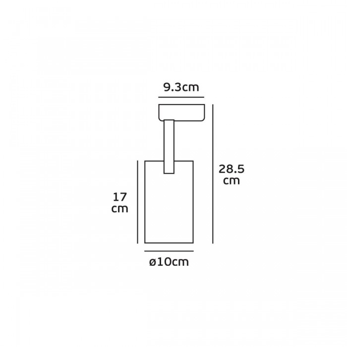 VK/04228/W/W/36 - Σποτ ράγας αλουμινίου LED, COB, 220-240V, 40W, 3000K, 3.816lm, 36°, CRI>80, IP20, λευκό VK/04228/W/W/36 - Σποτ ράγας αλουμινίου LED, COB, 220-240V, 40W, 3000K, 3.816lm, 36°, CRI>80, IP20, λευκό