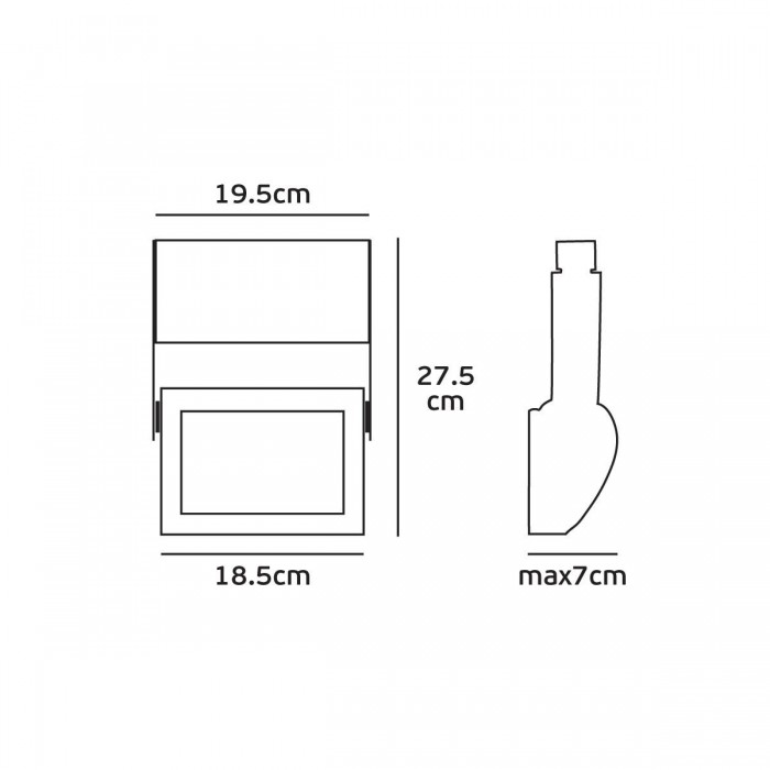 VK/04107/W/W - Σποτ ράγας αλουμινίου LED, SMD, 220-240V, 45W, 3000K, 3.775lm, 90°, CRI>80, IP20, λευκό VK/04107/W/W - Σποτ ράγας αλουμινίου LED, SMD, 220-240V, 45W, 3000K, 3.775lm, 90°, CRI>80, IP20, λευκό