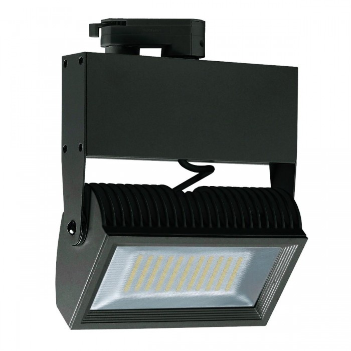 VK/04107/B/W - Σποτ ράγας αλουμινίου LED, SMD, 220-240V, 45W, 3000K, 3.775lm, 90°, CRI>80, IP20, μαύρο VK/04107/B/W - Σποτ ράγας αλουμινίου LED, SMD, 220-240V, 45W, 3000K, 3.775lm, 90°, CRI>80, IP20, μαύρο