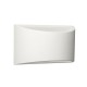 VK/09070 - Φωτιστικό τοίχου γύψινο 240V, G9, Max 8W (LED), IP20, δυνατότητα βαφής, 20x12x8.5cm, λευκό VK/09070 - Φωτιστικό τοίχου γύψινο 240V, G9, Max 8W (LED), IP20, δυνατότητα βαφής, 20x12x8.5cm, λευκό