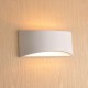VK/09071 - Φωτιστικό τοίχου γύψινο 240V, E14, Max 9W (LED), IP20, δυνατότητα βαφής, 30x14x9.5cm, λευκό VK/09071 - Φωτιστικό τοίχου γύψινο 240V, E14, Max 9W (LED), IP20, δυνατότητα βαφής, 30x14x9.5cm, λευκό