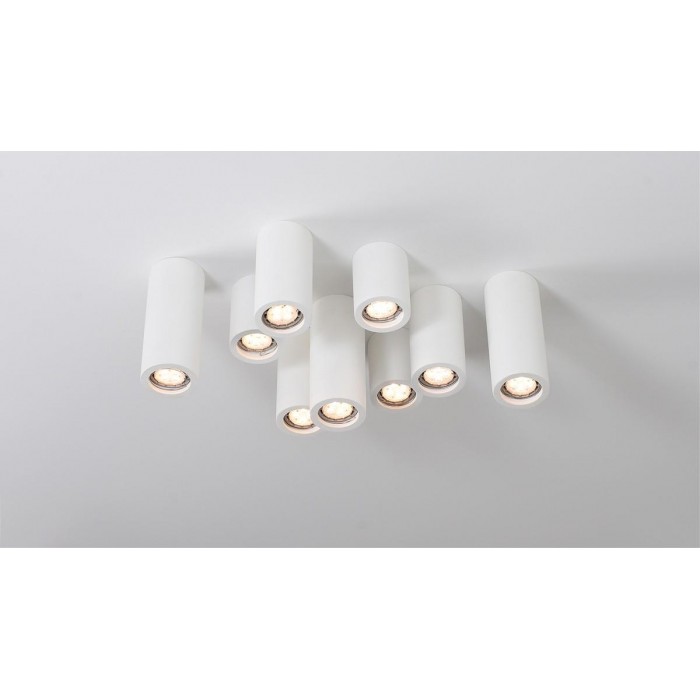 VK/09039/14 - Φωτιστικό οροφής γύψινο, 240V, GU10, Max 12W (LED), IP20, δυνατότητα βαφής, L14cm, λευκό VK/09039/14 - Φωτιστικό οροφής γύψινο, 240V, GU10, Max 12W (LED), IP20, δυνατότητα βαφής, L14cm, λευκό