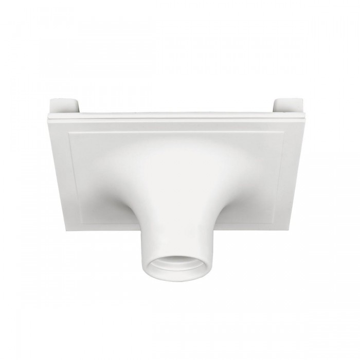 VK/09077/12 - Γύψινο φωτιστικό trimless downlight, GU10/PAR16, Max 12W (LED), IP20, με δυνατότητα βαφής, 22.5x22.5xL12cm, λευκό