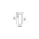 VK/04052TR/G/L - 3-phase φωτιστικό ράγας, GU10/PAR16, max 12W (LED), L19cm, IP20, γκρι VK/04052TR/G/L - 3-phase φωτιστικό ράγας, GU10/PAR16, max 12W (LED), L19cm, IP20, γκρι