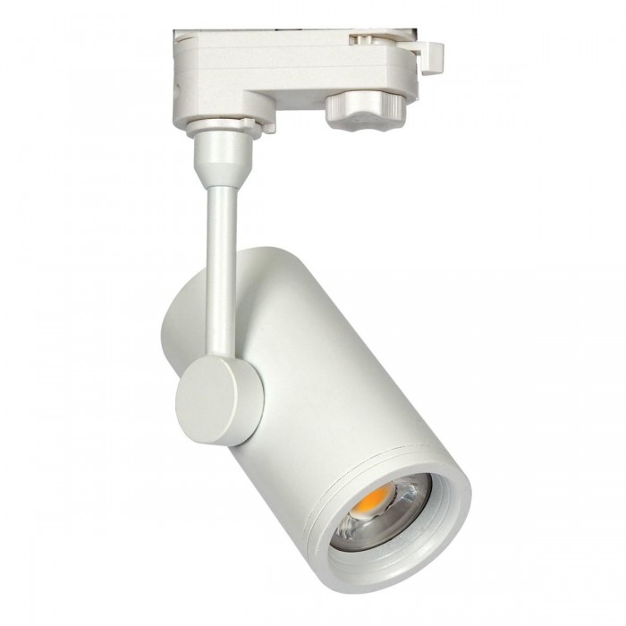  VK/04052TR/W/S - 3-phase φωτιστικό ράγας, GU10/PAR16, max 12W (LED), L11.2cm, IP20, λευκό