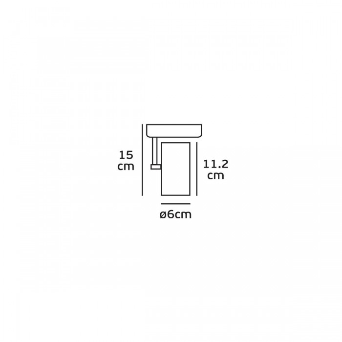 VK/04052TR/G/S - 3-phase φωτιστικό ράγας, GU10/PAR16, max 12W (LED), L11.2cm, IP20, γκρι VK/04052TR/G/S - 3-phase φωτιστικό ράγας, GU10/PAR16, max 12W (LED), L11.2cm, IP20, γκρι