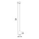 VK/03190TR/W/70 - 3-phase φωτιστικό ράγας, GU10/PAR16, max12W (LED), L85cm, IP20, λευκό VK/03190TR/W/70 - 3-phase φωτιστικό ράγας, GU10/PAR16, max12W (LED), L85cm, IP20, λευκό