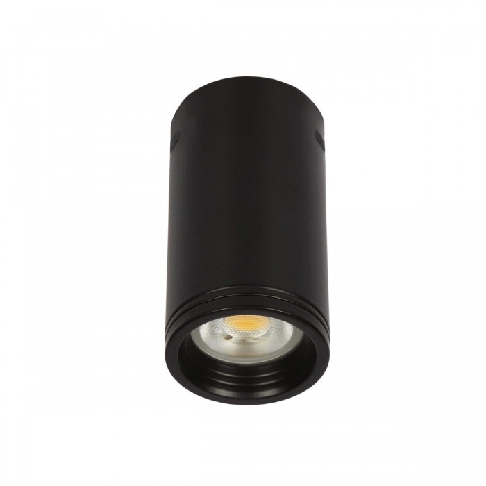 VK/04052CE/B/S - Φωτιστικό οροφής κύλινδρος, 240V, GU10/PAR16, Max 12W (LED), IP20, ø6x10cm, μαύρο VK/04052CE/B/S - Φωτιστικό οροφής κύλινδρος, 240V, GU10/PAR16, Max 12W (LED), IP20, ø6x10cm, μαύρο