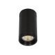 VK/04052CE/B/S - Φωτιστικό οροφής κύλινδρος, 240V, GU10/PAR16, Max 12W (LED), IP20, ø6x10cm, μαύρο 
