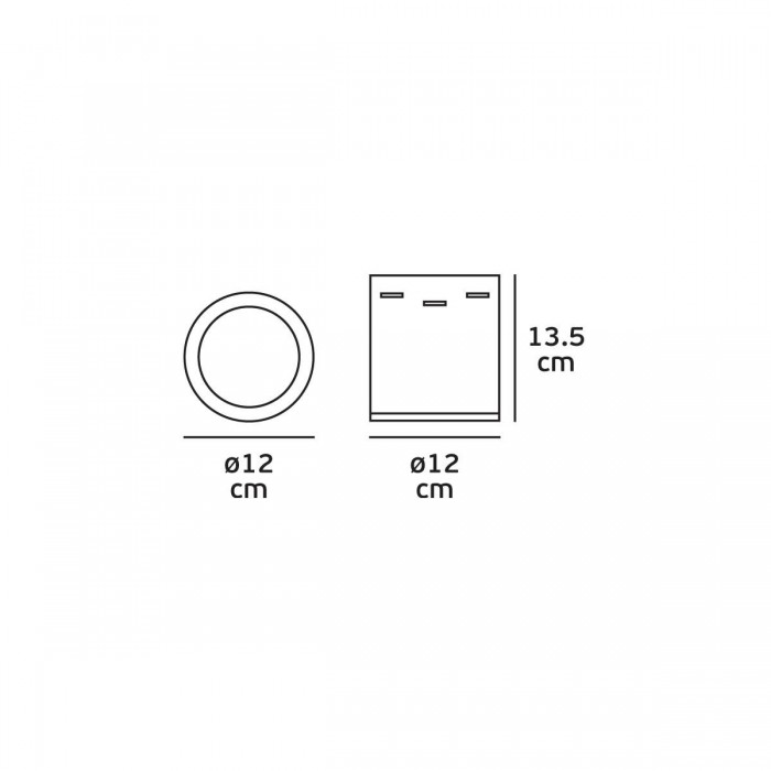 VK/04053CE/B/S - Σποτ οροφής κύλινδρος, 240V, GU10/ES111, Max 20W (LED), ø12x13.5cm, IP20, μαύρο VK/04053CE/B/S - Σποτ οροφής κύλινδρος, 240V, GU10/ES111, Max 20W (LED), ø12x13.5cm, IP20, μαύρο