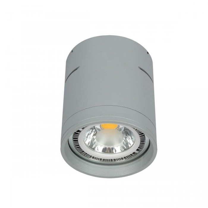VK/04053CE/G/S - Σποτ οροφής κύλινδρος, 240V, GU10/ES111, Max 20W (LED), ø12x13.5cm, IP20, γκρι VK/04053CE/G/S - Σποτ οροφής κύλινδρος, 240V, GU10/ES111, Max 20W (LED), ø12x13.5cm, IP20, γκρι
