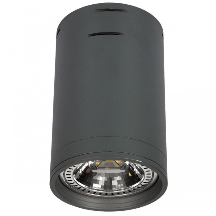VK/04053CE/AN/L - Σποτ οροφής κύλινδρος, 240V, GU10/ES111, Max 20W (LED), ø12x19cm, IP20, ανθρακί VK/04053CE/AN/L - Σποτ οροφής κύλινδρος, 240V, GU10/ES111, Max 20W (LED), ø12x19cm, IP20, ανθρακί