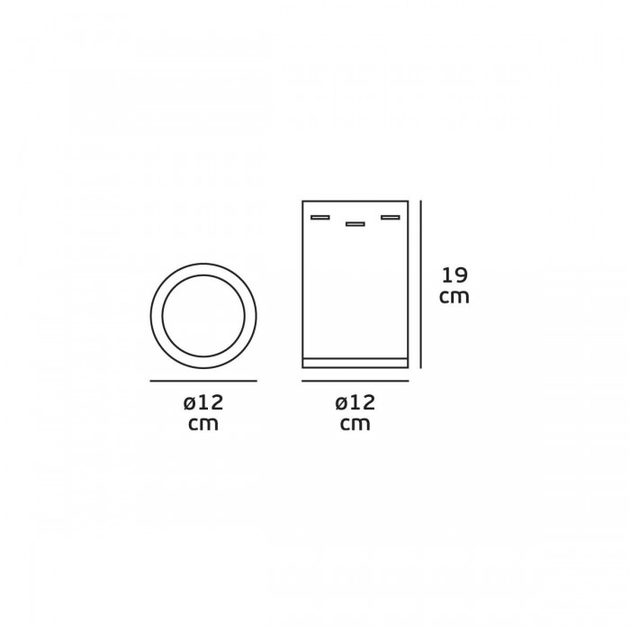 VK/04053CE/AN/L - Σποτ οροφής κύλινδρος, 240V, GU10/ES111, Max 20W (LED), ø12x19cm, IP20, ανθρακί VK/04053CE/AN/L - Σποτ οροφής κύλινδρος, 240V, GU10/ES111, Max 20W (LED), ø12x19cm, IP20, ανθρακί