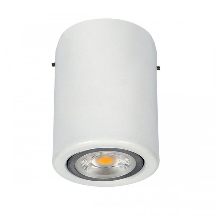 VK/04062CE/W - Φωτιστικό οροφής κύλινδρος, 240V, GU10/PAR16, Max 12W (LED), IP20, ø7x9.5cm, λευκό VK/04062CE/W - Φωτιστικό οροφής κύλινδρος, 240V, GU10/PAR16, Max 12W (LED), IP20, ø7x9.5cm, λευκό