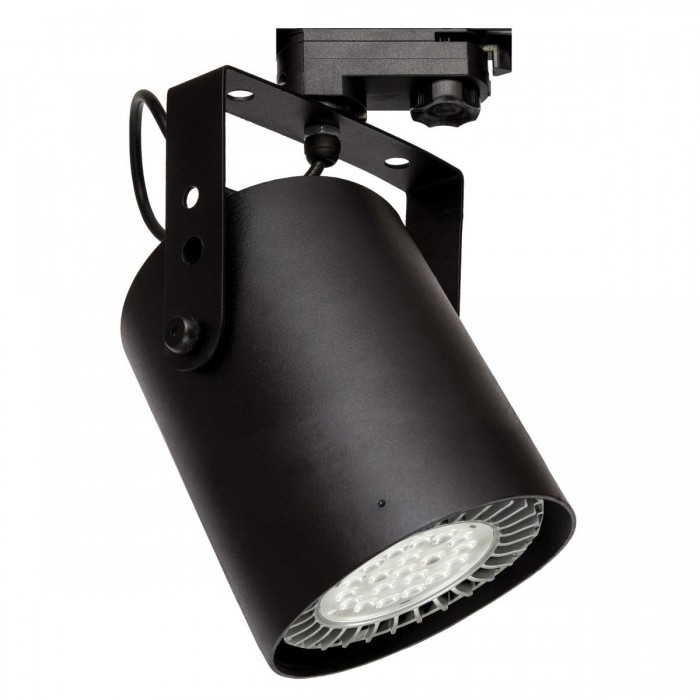VK/03045/B - 3-phase φωτιστικό ράγας, GU10/R111, max 20W (LED), L14cm, IP20, μαύρο