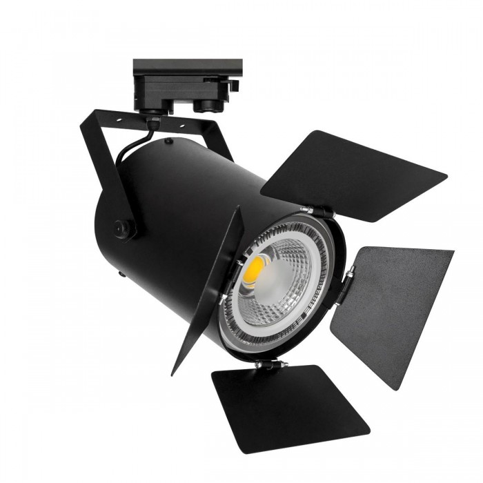 VK/04071G/R111/B - 3-phase φωτιστικό ράγας με πτερύγια, GU10/R111, max 20W (LED), L15cm, IP20, μαύρο VK/04071G/R111/B - 3-phase φωτιστικό ράγας με πτερύγια, GU10/R111, max 20W (LED), L15cm, IP20, μαύρο
