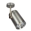 VK/04053WA/MC/L - Σποτ τοίχου/οροφής κύλινδρος, 240V, GU10/R111, Max 20W (LED), IP20, ø12x19cm, κινητό, νίκελ ματ