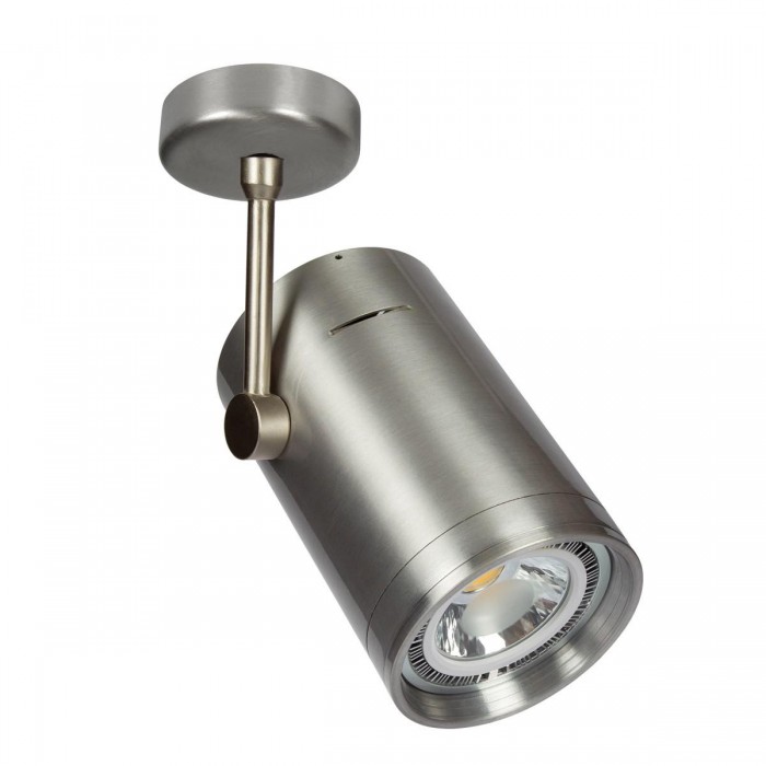 VK/04053WA/MC/L - Σποτ τοίχου/οροφής κύλινδρος, 240V, GU10/R111, Max 20W (LED), IP20, ø12x19cm, κινητό, νίκελ ματ VK/04053WA/MC/L - Σποτ τοίχου/οροφής κύλινδρος, 240V, GU10/R111, Max 20W (LED), IP20, ø12x19cm, κινητό, νίκελ ματ
