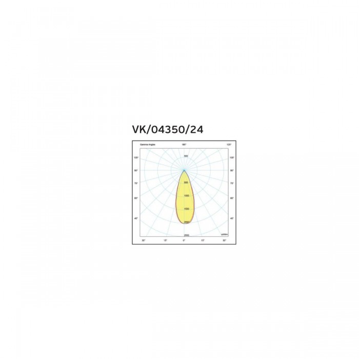 VK/04350/TR/B/24/940 - Φωτιστικό ράγας 220-240V, LED, 16.0W, 4000K, 2.167lm, 24°, CRI>90, IP20, μαύρο