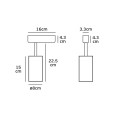 VK/04352/TR/W/40/940 - Φωτιστικό ράγας 220-240V, LED, 23.7W, 4000K, 3.137lm, 40°, CRI>90, IP20, λευκό