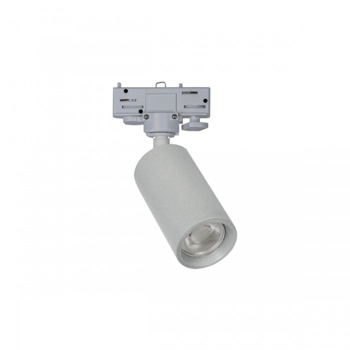 VK/04350G/TR/G - 3-phase φωτιστικό ράγας, GU10/PAR16, max 12W (LED), L11cm, IP20, γκρι VK/04350G/TR/G - 3-phase φωτιστικό ράγας, GU10/PAR16, max 12W (LED), L11cm, IP20, γκρι