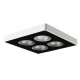 VK/04170CE/W/C - Φωτιστικό οροφής LED, 110-240V, 12W, 4000K, 1.080lm, 38°, CRI>90, 14.15x14.15cm, IP20, λευκό VK/04170CE/W/C - Φωτιστικό οροφής LED, 110-240V, 12W, 4000K, 1.080lm, 38°, CRI>90, 14.15x14.15cm, IP20, λευκό
