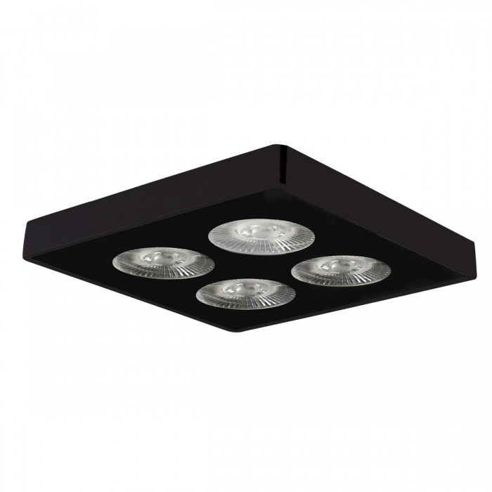 VK/04170CE/B/C - Φωτιστικό οροφής LED, 110-240V, 12W, 4000K, 1.080lm, 38°, CRI>90, 14.15x14.15cm, IP20, μαύρο VK/04170CE/B/C - Φωτιστικό οροφής LED, 110-240V, 12W, 4000K, 1.080lm, 38°, CRI>90, 14.15x14.15cm, IP20, μαύρο