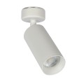VK/04194CE/W - Σποτ οροφής κύλινδρος, 240V, GU10/PAR16, Max 12W (LED), IP20, κινητό, ø6x13cm, λευκό