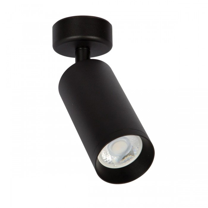 VK/04194CE/B - Σποτ οροφής κύλινδρος, 240V, GU10/PAR16, Max 12W (LED), IP20, κινητό, ø6x13cm, μαύρο VK/04194CE/B - Σποτ οροφής κύλινδρος, 240V, GU10/PAR16, Max 12W (LED), IP20, κινητό, ø6x13cm, μαύρο
