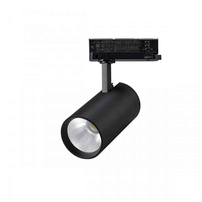 VK/04674/TR/B/36/930 - Μαύρο. Φωτιστικό ράγας LED. 3000K. 5.240lm. 41W. AC220-240V. LED COB Bridgelux high lumen. 36°. -30° C→ 40° C. 50.000hrs. Dim No. CRI>90. 3-phase adapter Eaglerise 4-wires. Υψηλής ποιότητας αλουμίνιο. ø8.5x16.5cm. IP20 VK/04674/TR/B/36/930 - Μαύρο. Φωτιστικό ράγας LED. 3000K. 5.240lm. 41W. AC220-240V. LED COB Bridgelux high lumen. 36°. -30° C→ 40° C. 50.000hrs. Dim No. CRI>90. 3-phase adapter Eaglerise 4-wires. Υψηλής ποιότητας αλουμίνιο. ø8.5x16.5cm. IP20