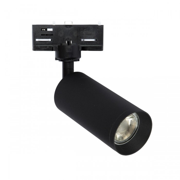 VK/04196TR/B - 3-phase φωτιστικό ράγας, GU10/PAR16, max 12W (LED), L13cm, IP20, μαύρο VK/04196TR/B - 3-phase φωτιστικό ράγας, GU10/PAR16, max 12W (LED), L13cm, IP20, μαύρο